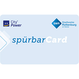 Spürbar Card der Stadtwerke Rottenburg