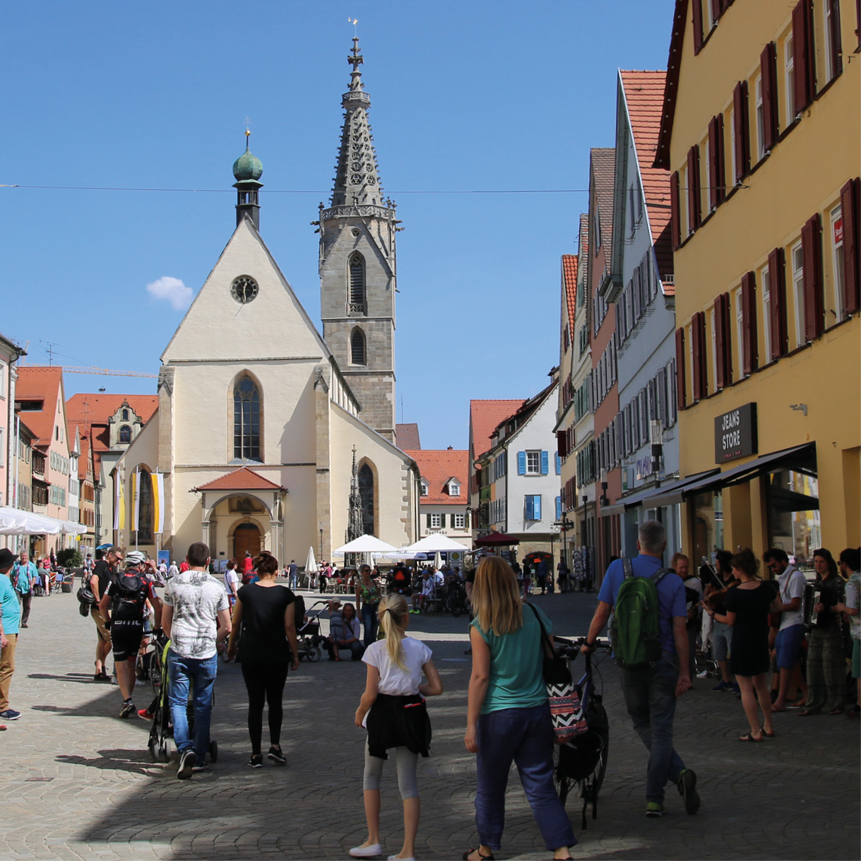 Innenstadt mit Dom und Marktplatz
