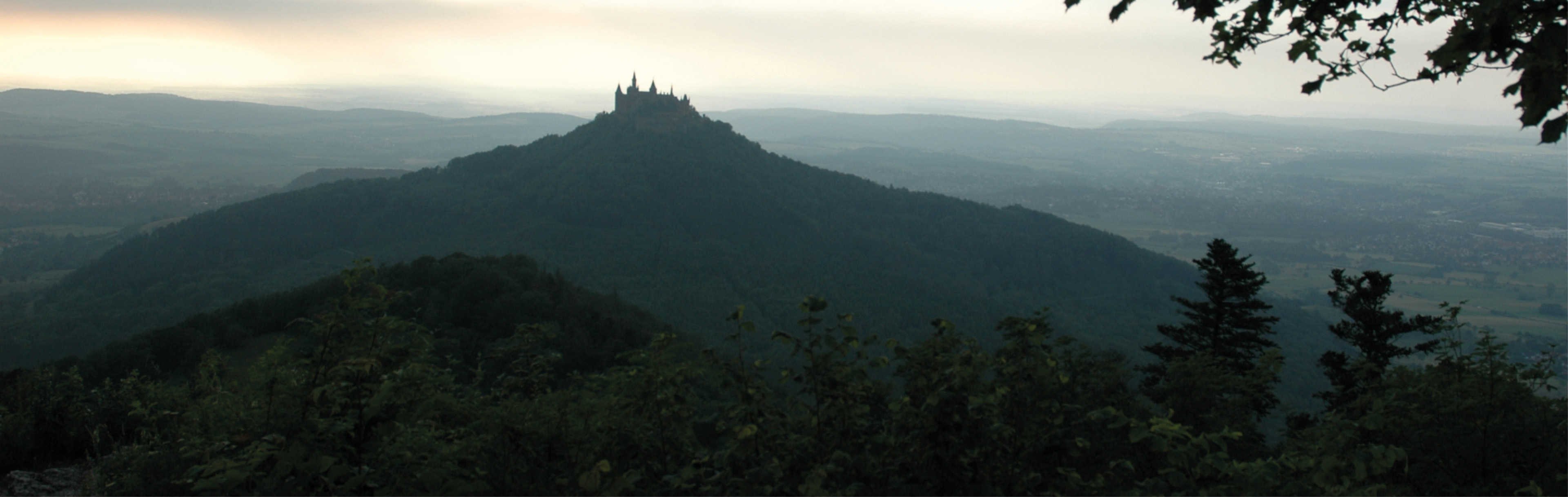 Blick auf die Burg Hohenzollern